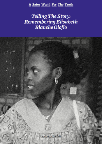 Telling The Story: Remembering Elisabeth Blanche Olofio